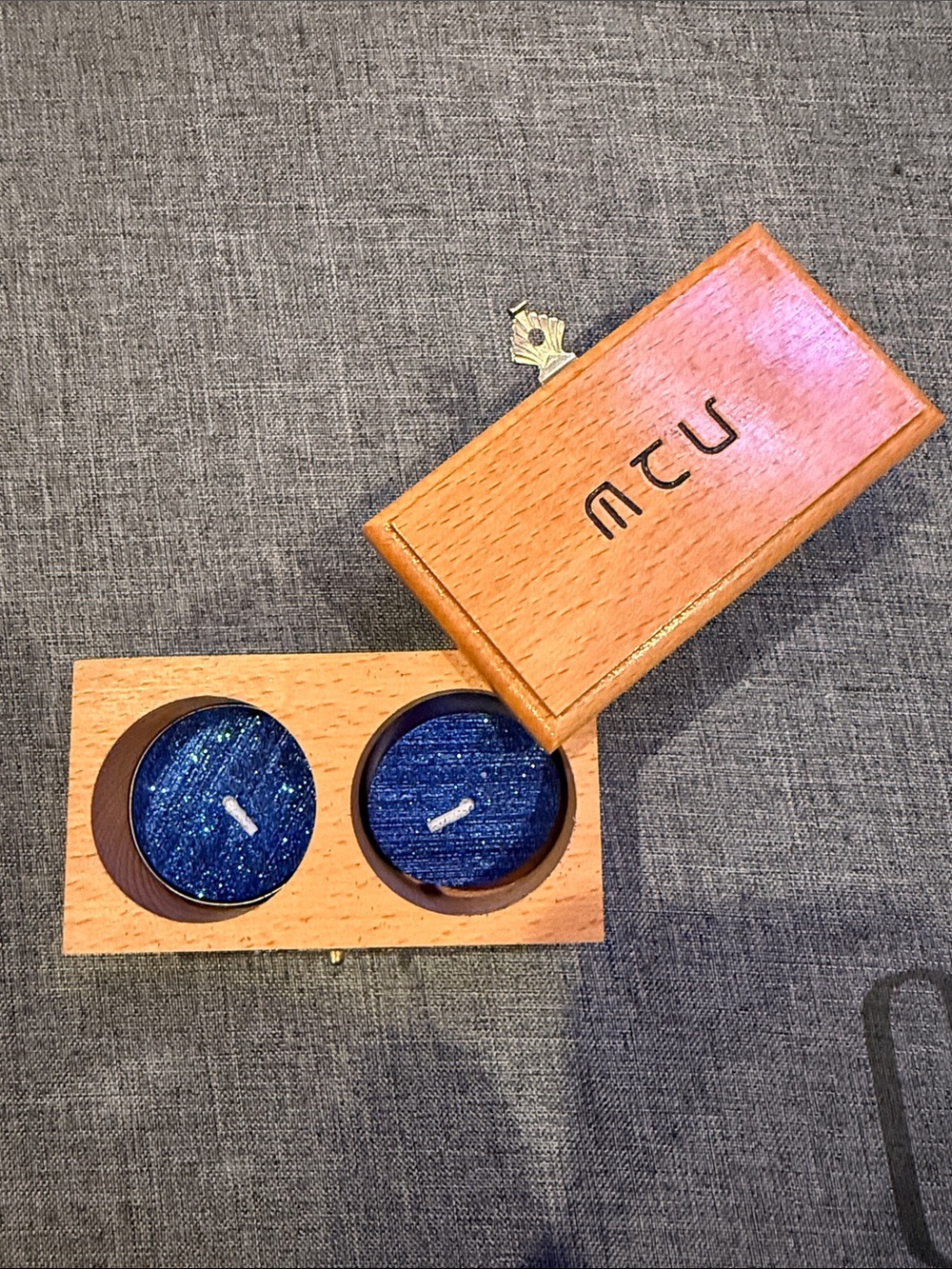Wooden Travel Shabbat/Sabbath Candlestick Case